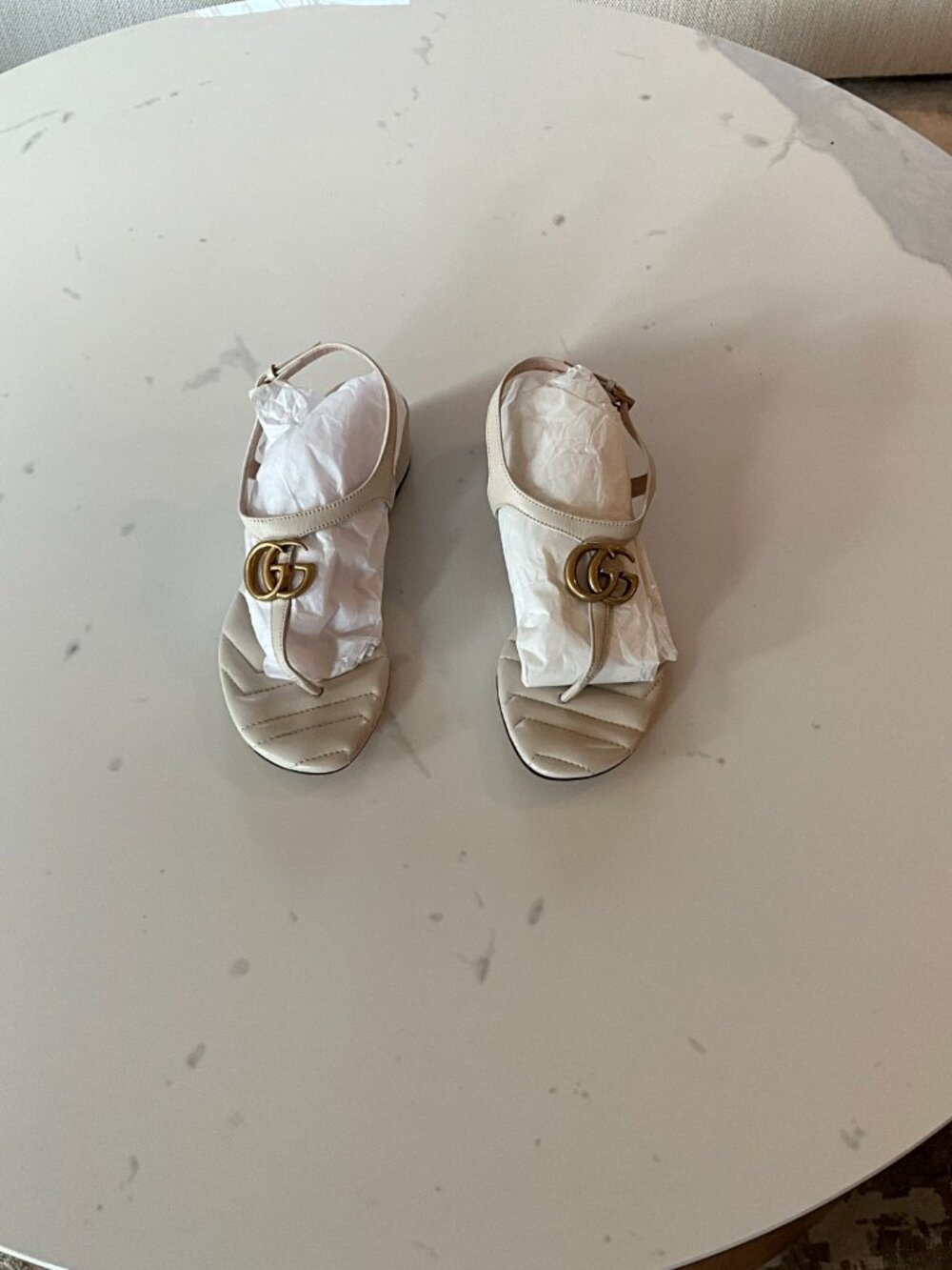 Gucci Marmont Double G thong sandals - Picture 3 of 13